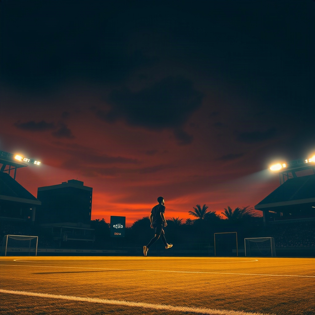 Night pitch practice